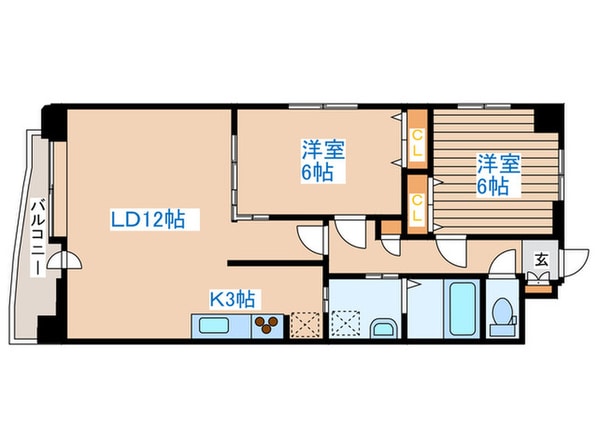 マノワ－ルブランの物件間取画像